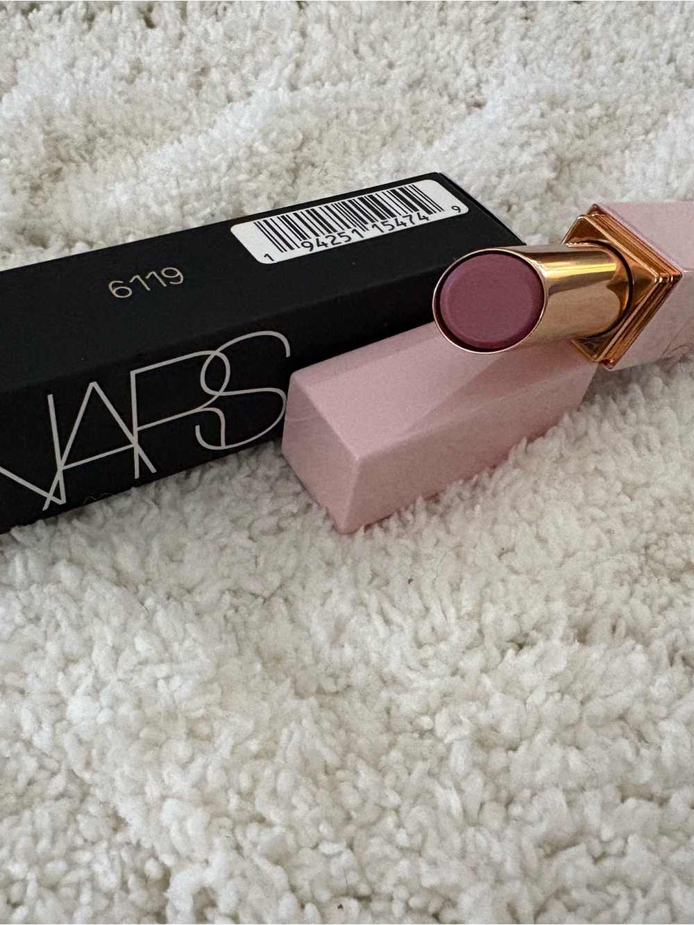 NARS Pink Mauve Lipstick - Satin Finish in ‘Fast Lane’